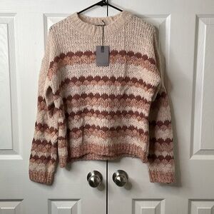 Anthropology Elsamanda - Made in Italy Stripes Women's Sweater size M